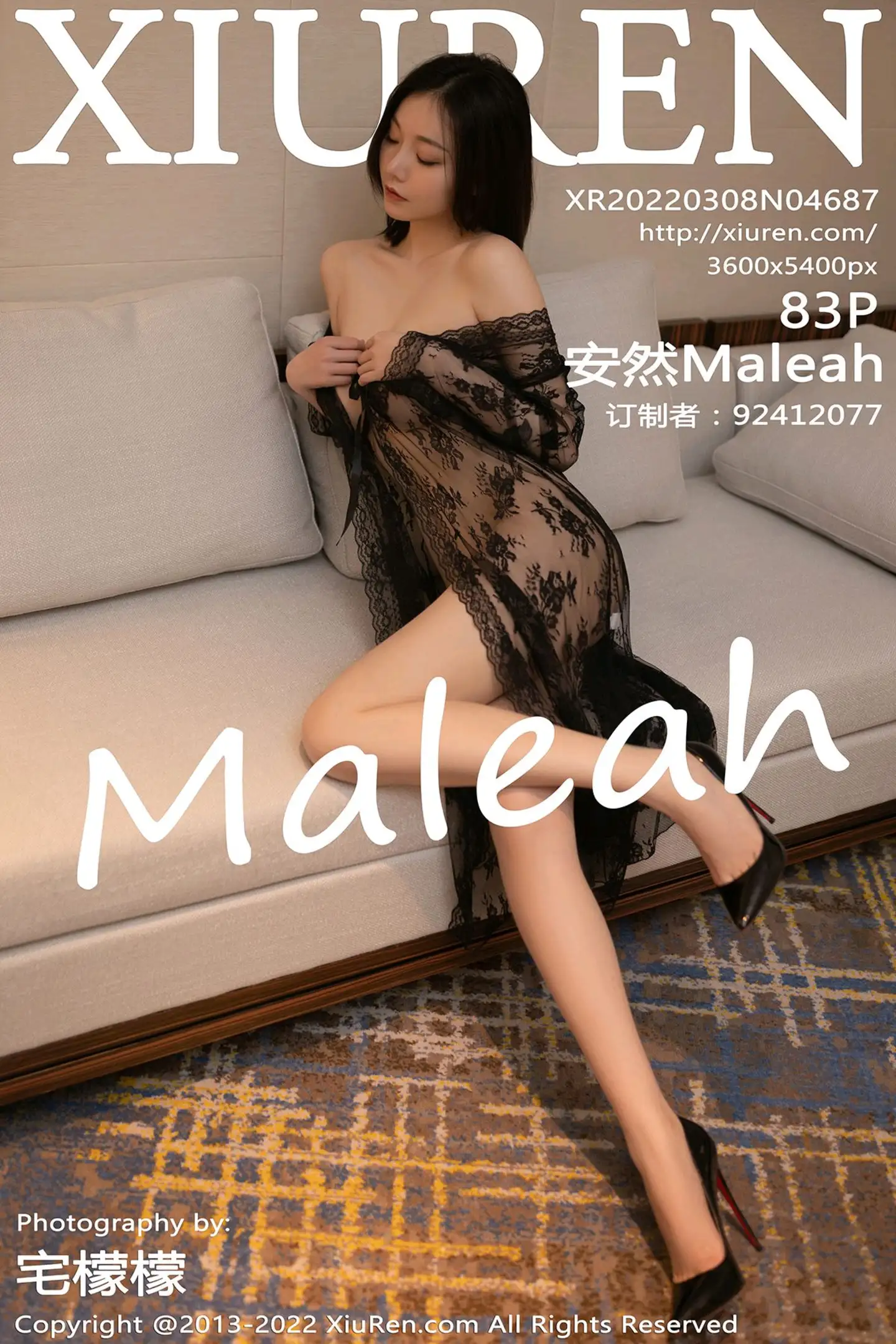 [XiuRen秀人网]No.4687_模特安然Maleah珠三角旅拍脱轻透外衣露黑色连体内衣诱惑写真83P-秀人网 - XiuRen.Space